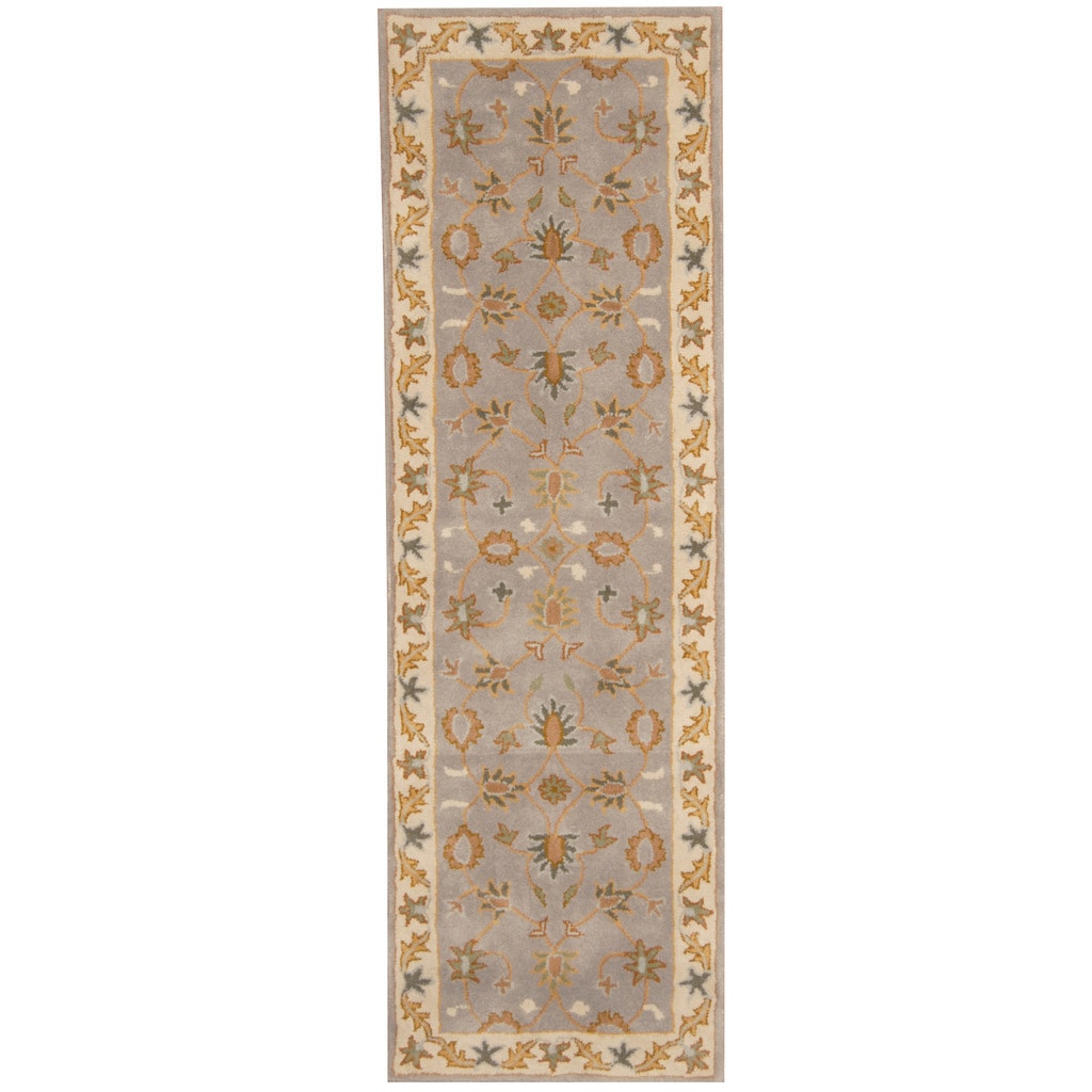 Handmade Herat Oriental Indo Mahal Wool Runner India 26 X 8