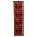 Handmade Herat Oriental Indo Mahal Wool Runner India 24 X 8