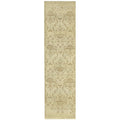 Handmade Herat Oriental Indo Printed Erased Wool Runner India 28 X 10