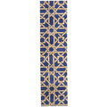 Handmade Herat Oriental Indo Tibetan Wool Runner India 23 X 9