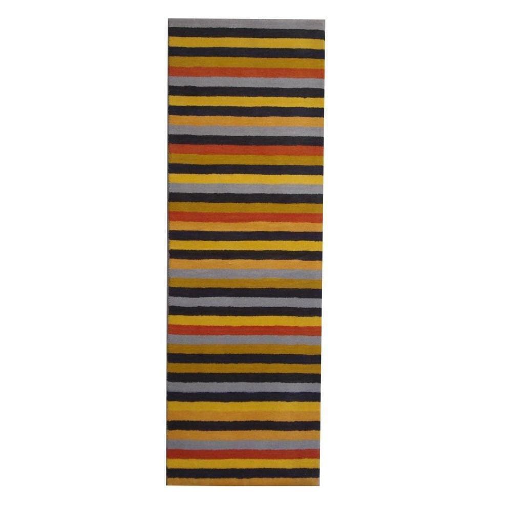 Handmade Herat Oriental Indo Wool Runner India 26 X 76