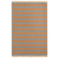 Handmade Herat Oriental Indo Striped Contemporary Wool Kilim India 46 X 68