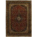 Handmade Herat Oriental Persian Kashan Wool Rug Iran 99 X 139