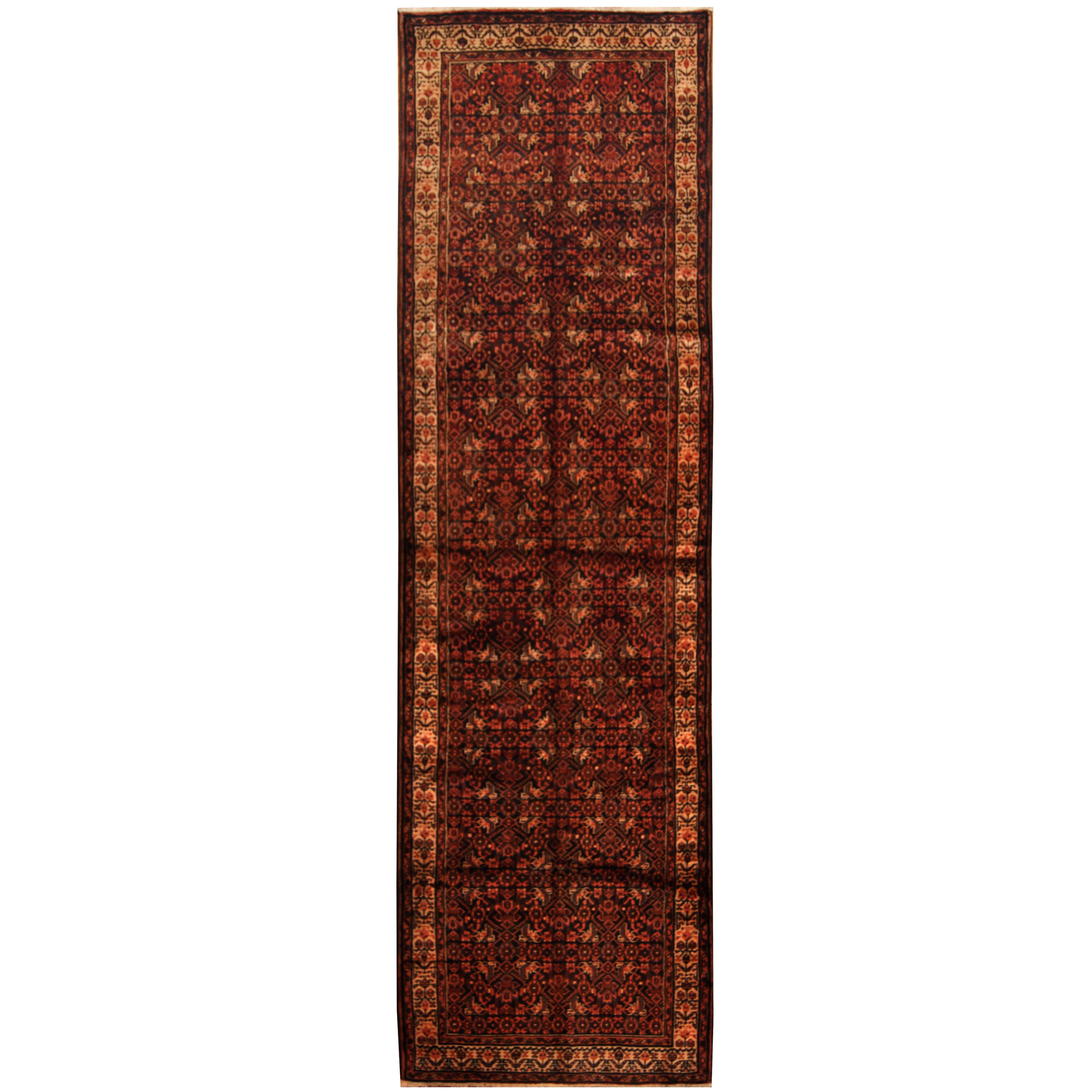 Handmade Herat Oriental Persian Tribal Hamadan Wool Runner Iran 39 X 1210
