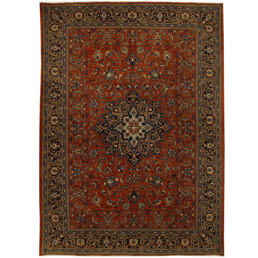 Handmade Herat Oriental Persian Tribal Mahal Wool Rug Iran 810 X 124