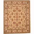 Handmade Herat Oriental Persian Indo Tabriz Wool Rug India 8 X 10