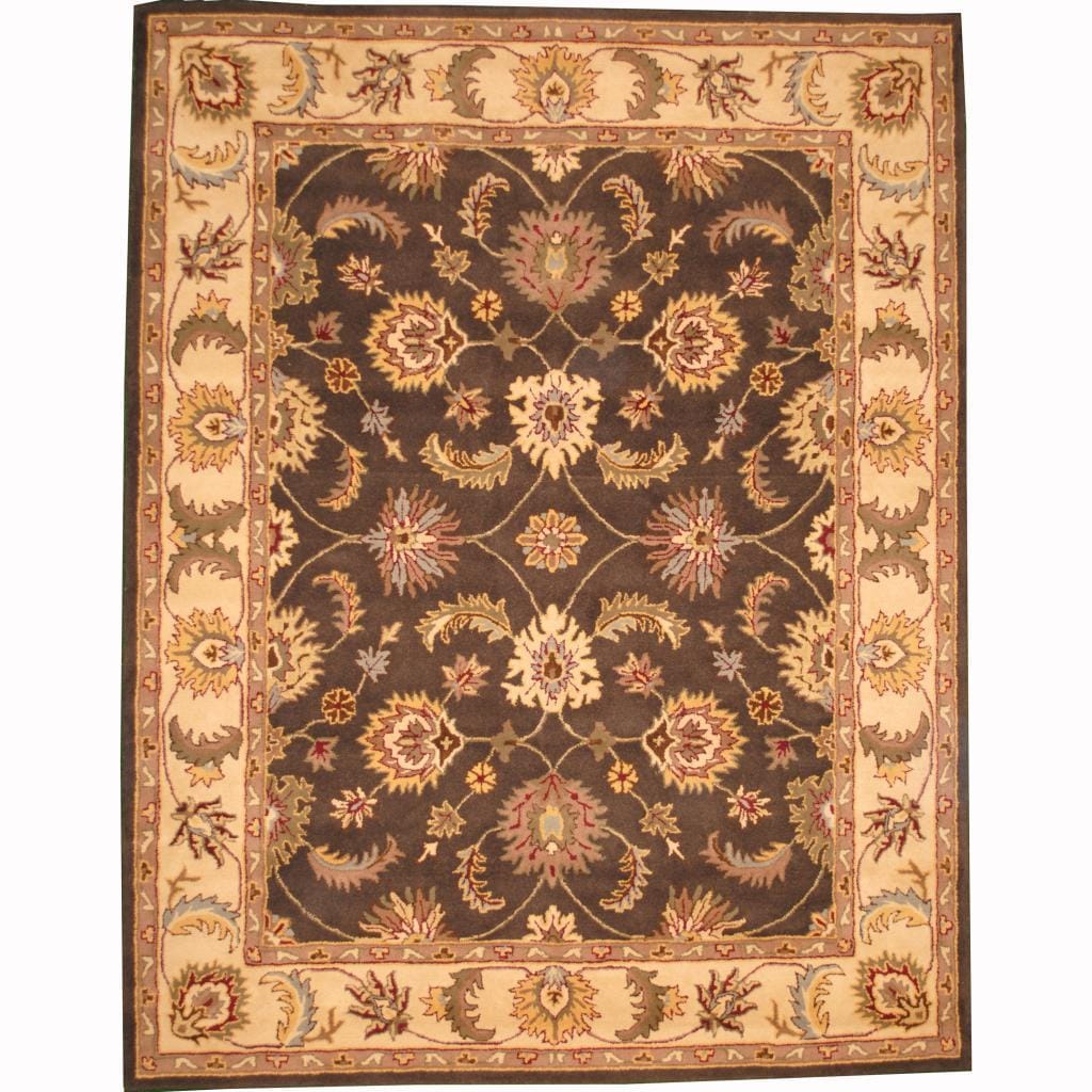 Handmade Herat Oriental Persian Indo Tabriz Wool Rug India 8 X 10