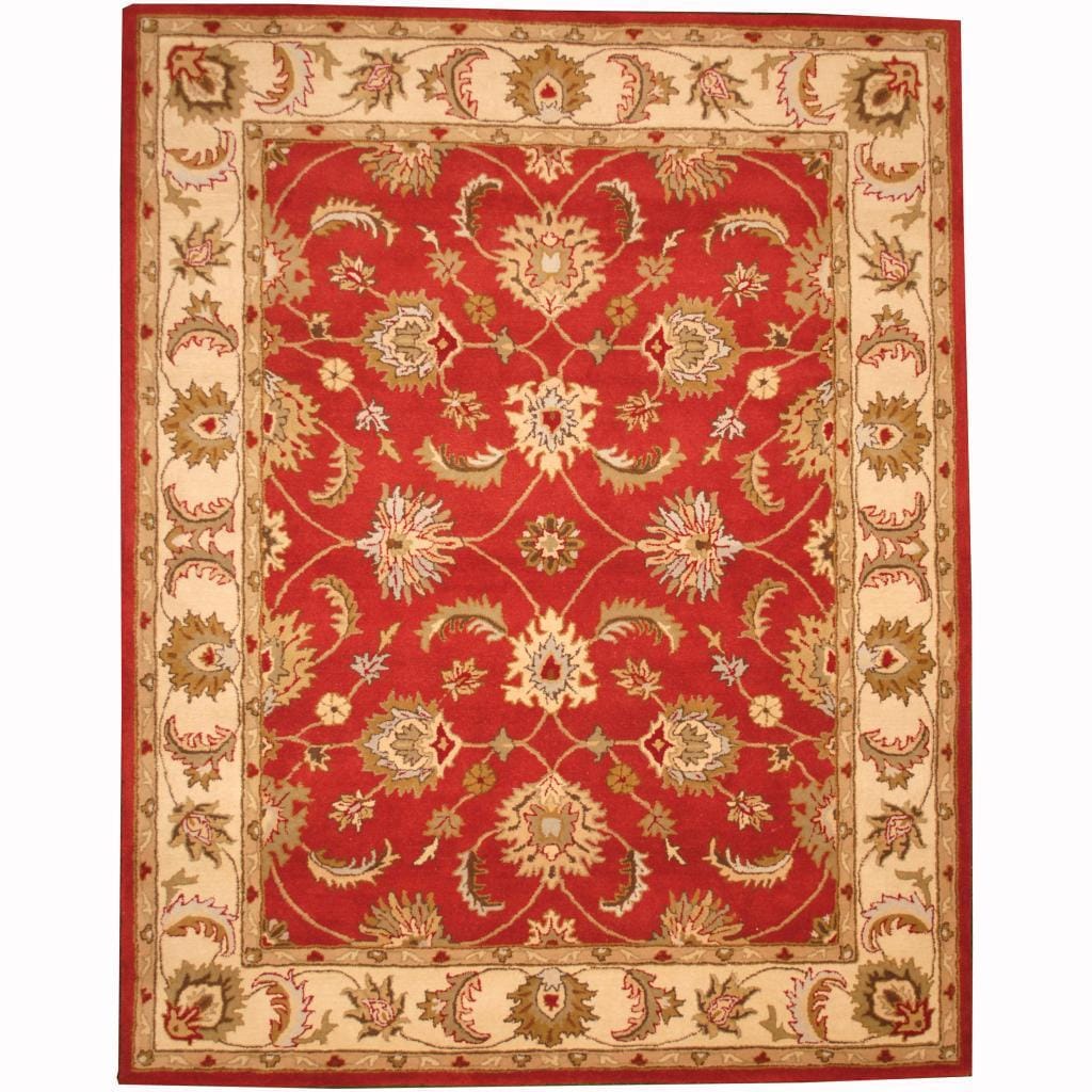 Handmade Herat Oriental Persian Indo Tabriz Wool Rug India 8 X 10
