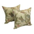 Herb Jungle 17 Inch Indoor Outdoor Throw Pillow Set Of 2
