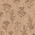 Veer Decor Herbarium Hues Herbs And Grass Natural Cork Wallpaper