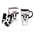 Herd That 17 Fl. Oz. Ceramic Travel Cup W Tritan Lid And Matching Gift Box