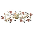 Cream And Porcelain Roses Heritage Collection 3 Light Vanity
