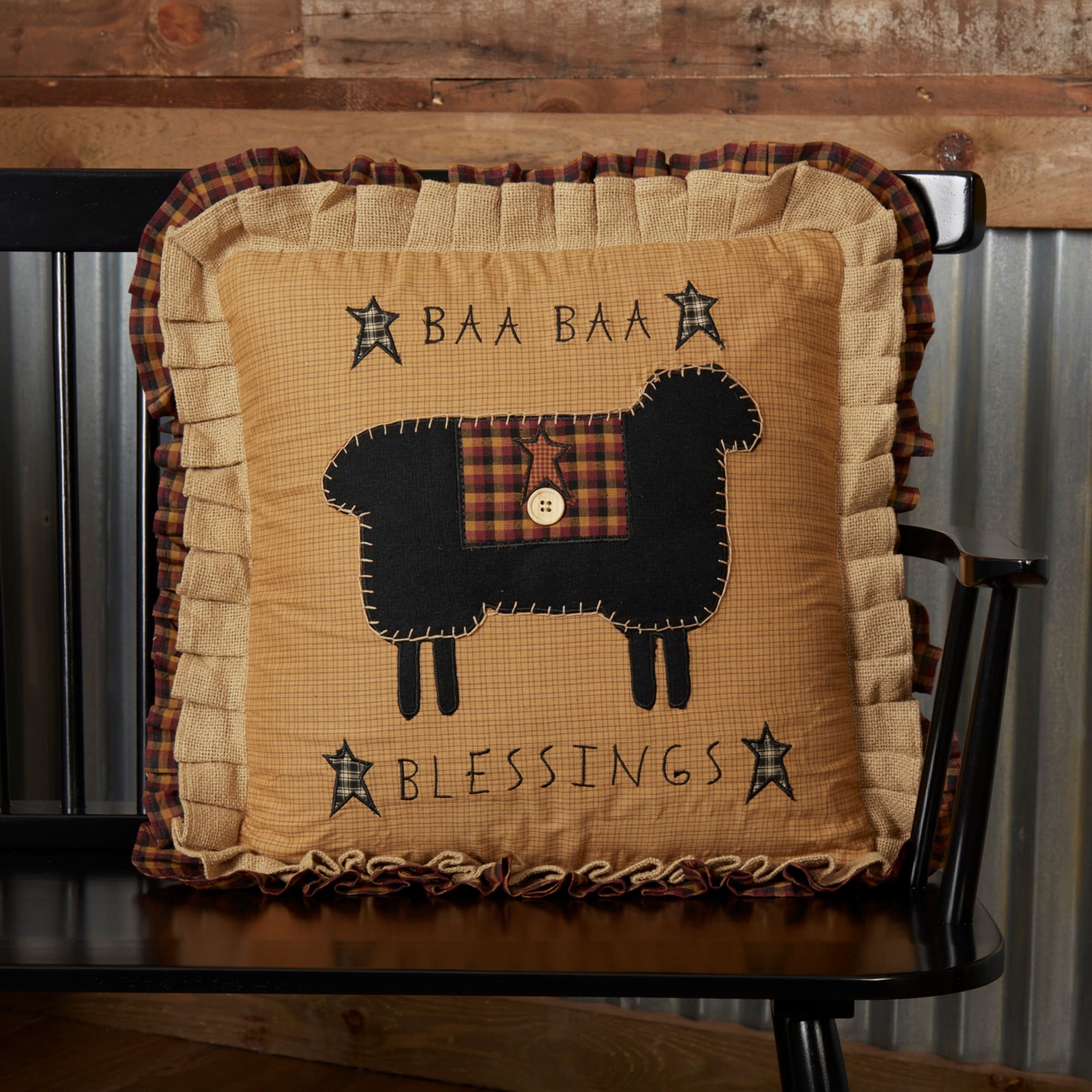 Baa Baa Blessings 18 X 18 Pillow
