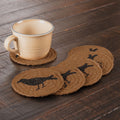 Heritage Farms Crow Jute Coaster Set Of 6 Coaster Set