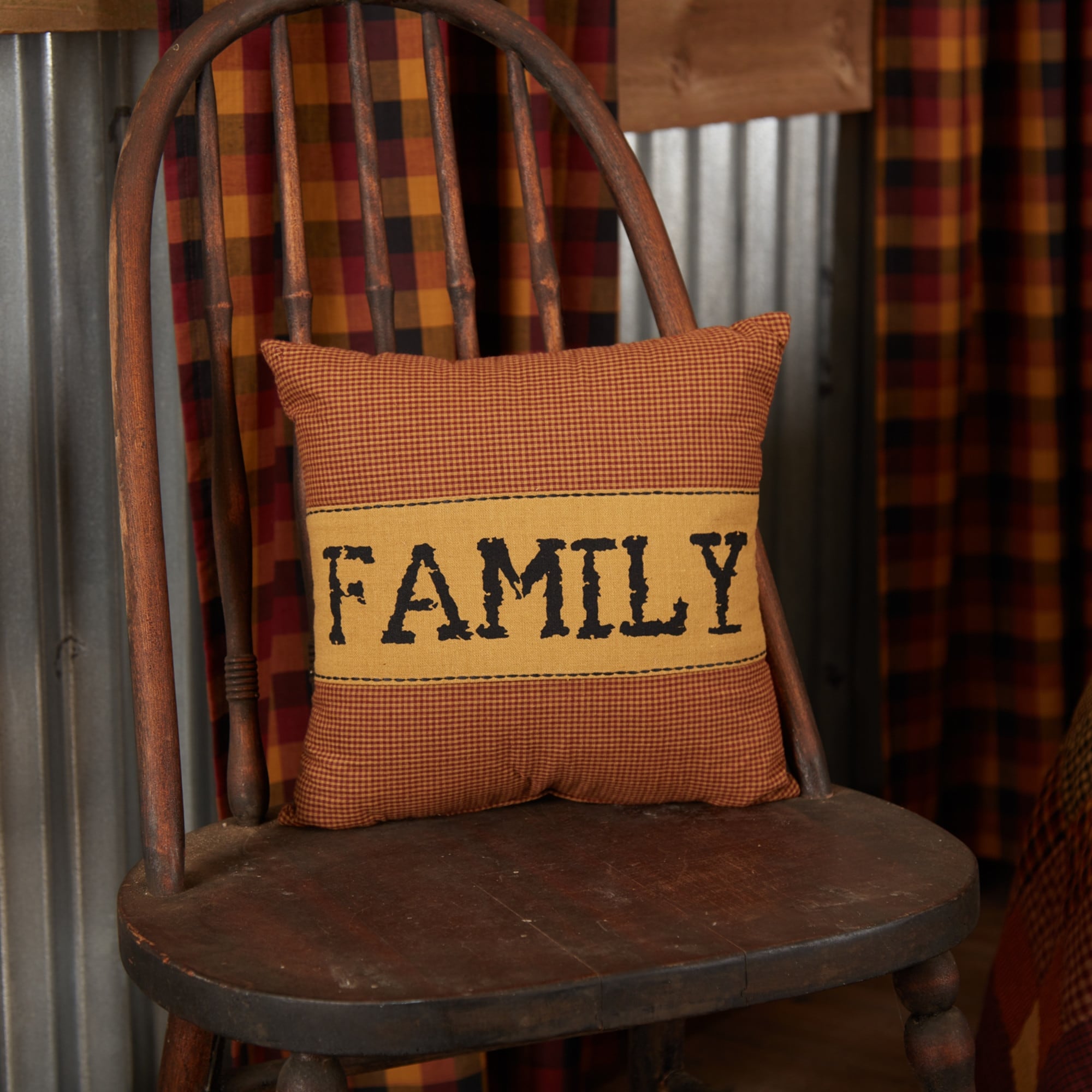 Heritage Farms Family 12 X 12 Pillow
