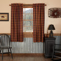 Primitive Check Lined Short Panel Set 63 X 36