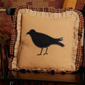 Primitive Crow 18 X 18 Pillow