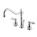 Heritage Widespread Bathroom Faucet In Polished Chrome
