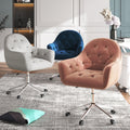 Hernals 32 36 Inch Velvet Contemporary Tufted Adjustable Home Office Chair By Corvus