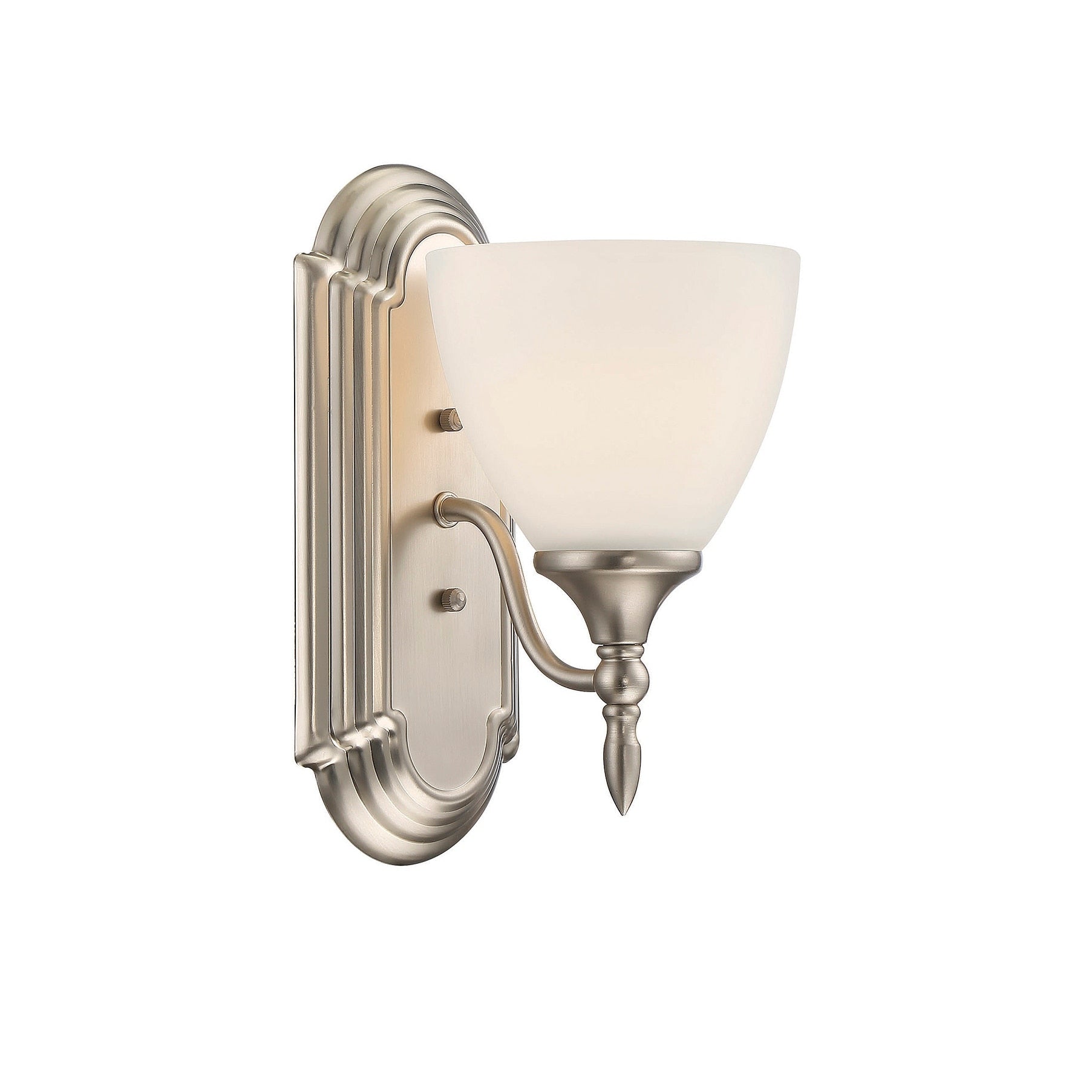 Herndon 1 Light Wall Sconce In Satin Nickel