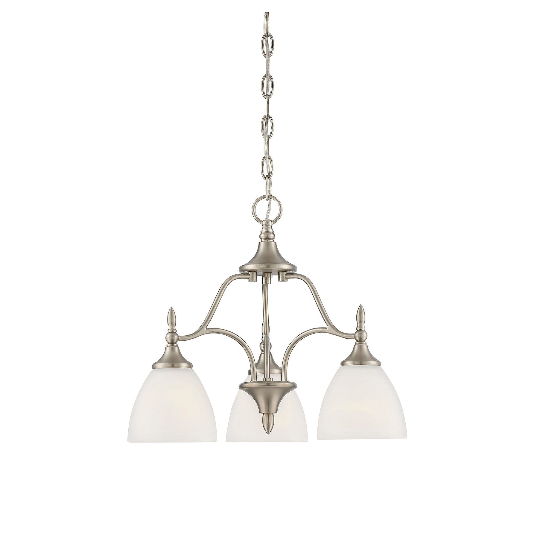 Herndon 3 Light Chandelier In Satin Nickel