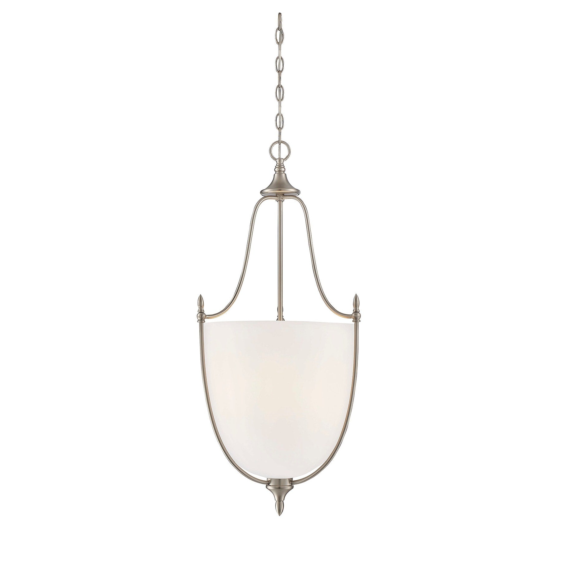Herndon 3 Light Pendant In Satin Nickel