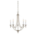 Herndon 5 Light Chandelier In Satin Nickel