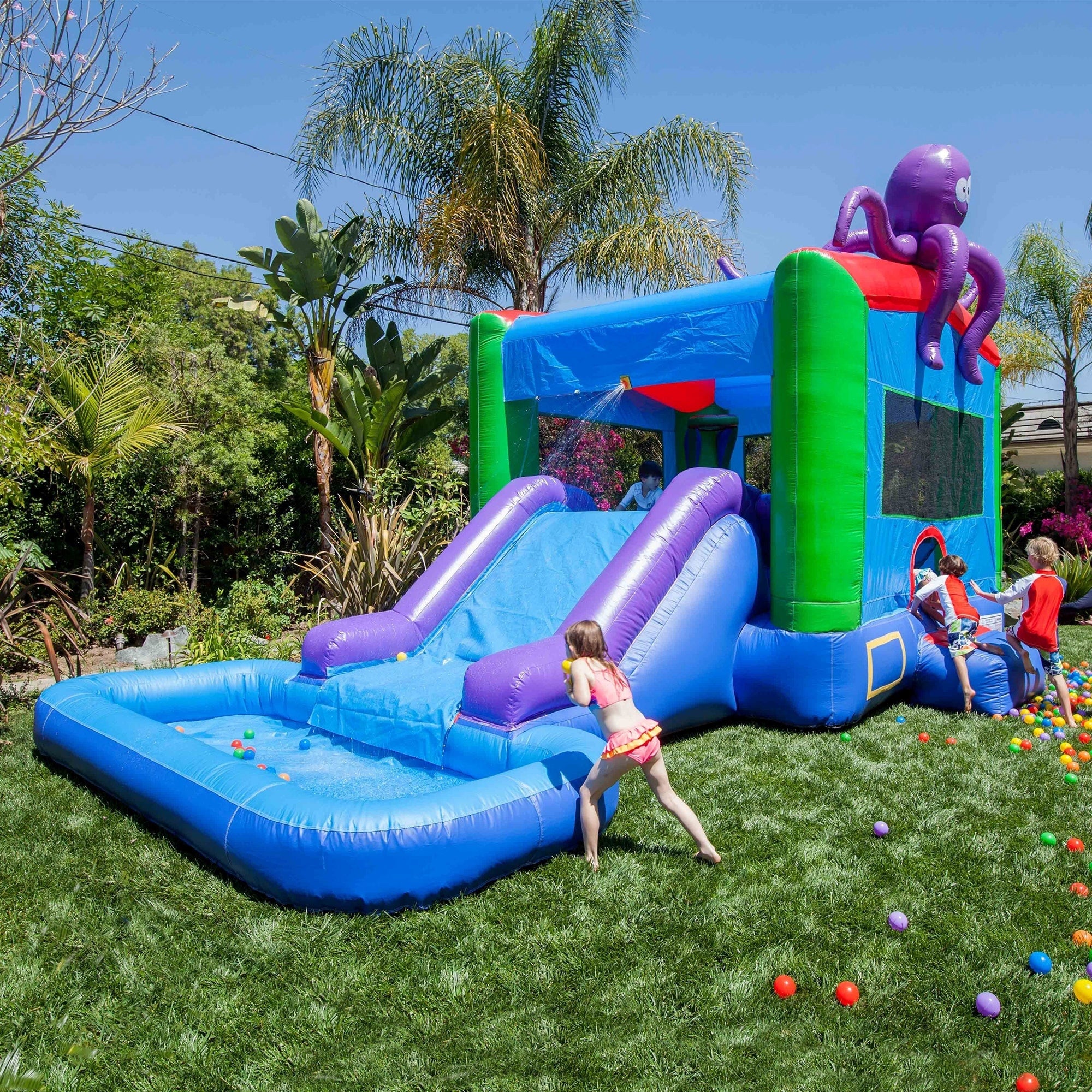 Jumporange Duralite Hero 25 Foot Octopus Combo Slide