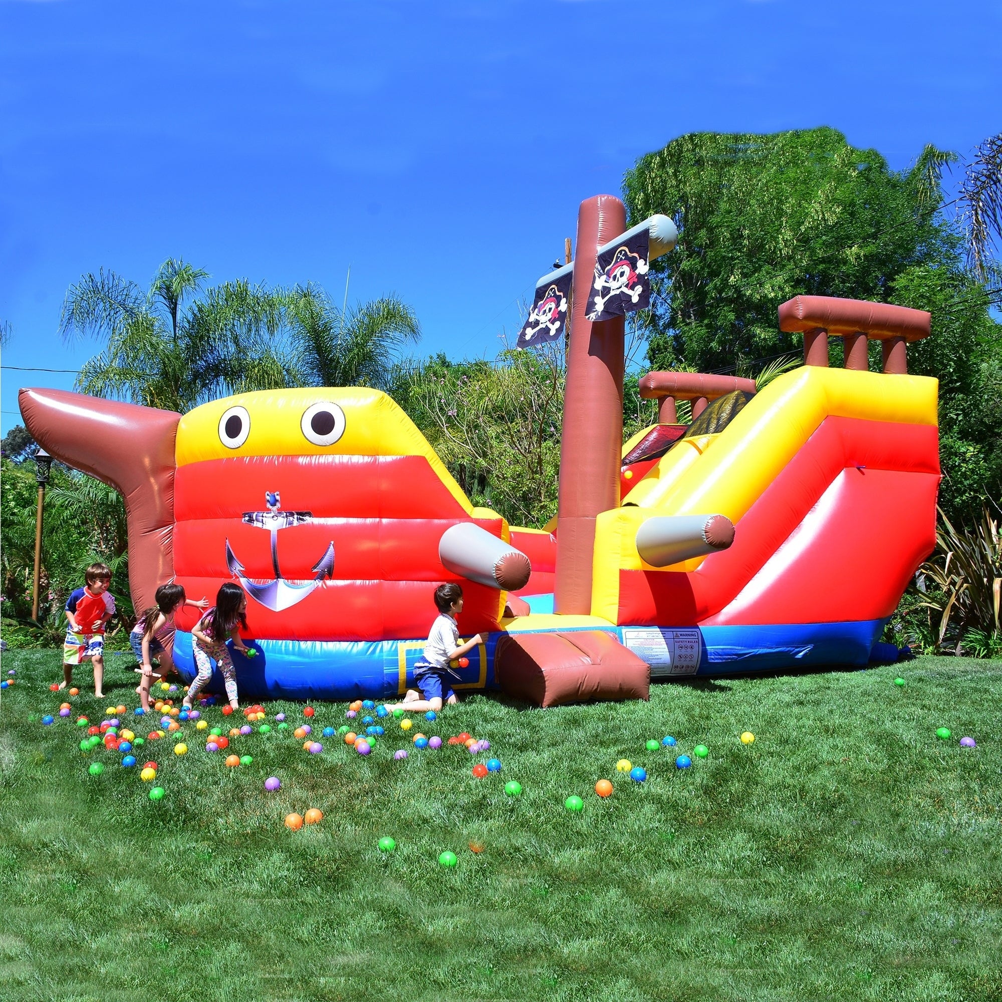 Jumporange Pirate Ship Adventure Party Bounce House