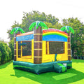 Jumporange Commercial Grade Safari Inflatable Bounce Castle Green Brown