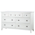 Heron Cove Relaxed Traditional Soft White 7 Drawer Dresser
