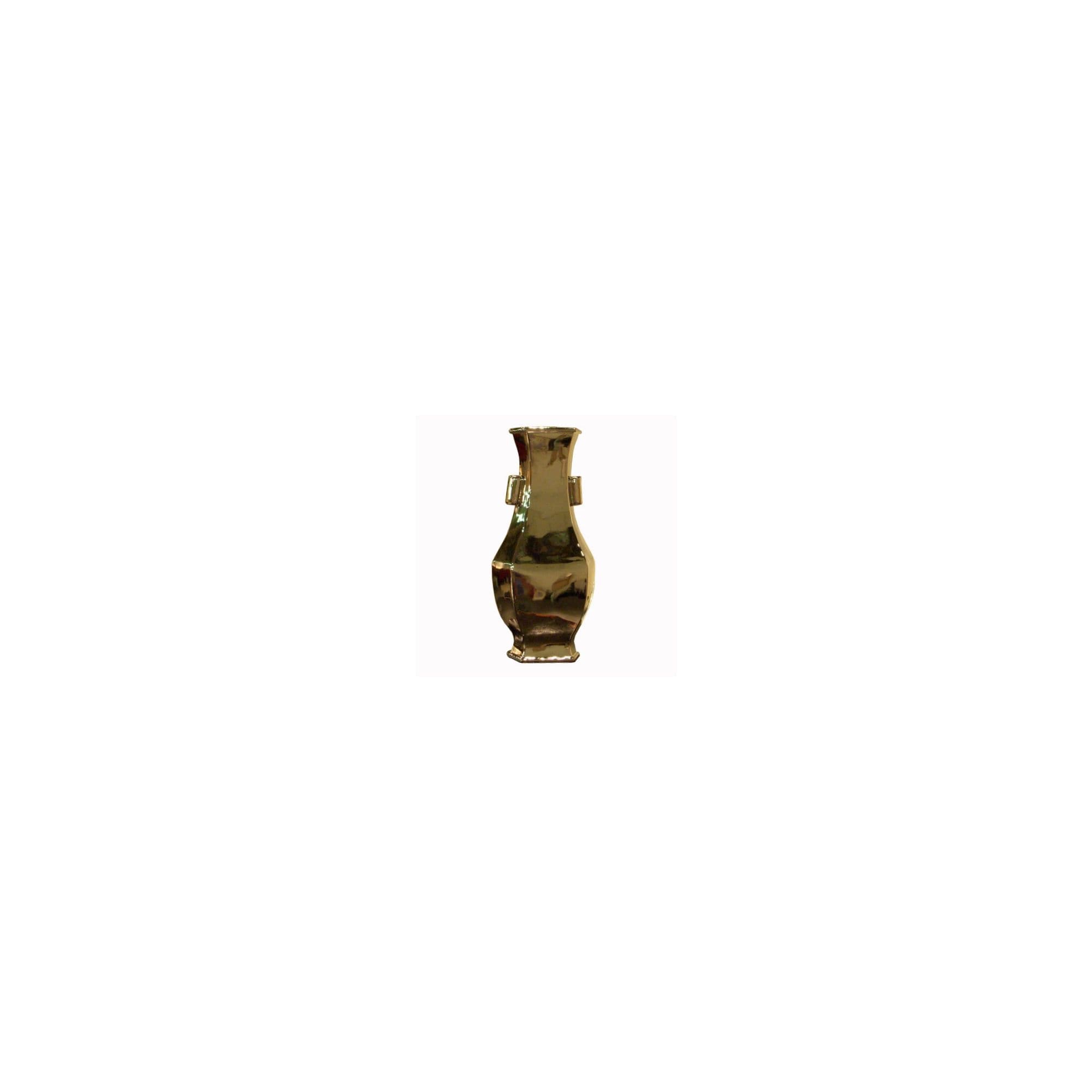 Hex Wide Lip Floor Vase