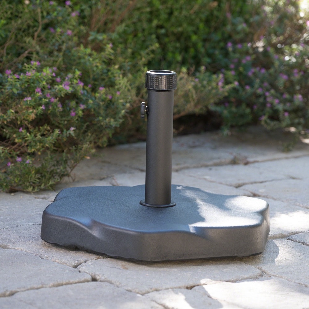 Hexagon 66 Pound Black Umbrella Base By Christopher Knight Home
