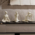 Hi Line Abstract Yoga Pose Sculpture Set