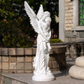 Hi Line Angel Hugging Child Statue