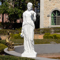 Hi Line Classical Lady With Bowl Statue
