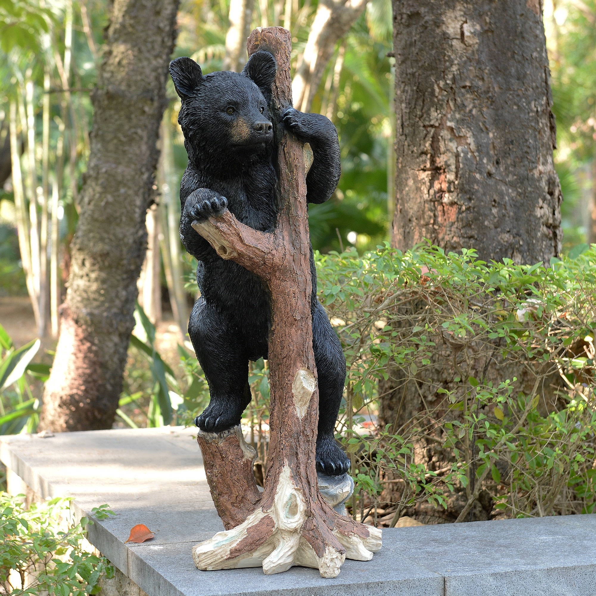 Hi Line Climbing Black Bear Cub Statue