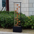 Hi Line Metal Vine Fountain With Led Strips