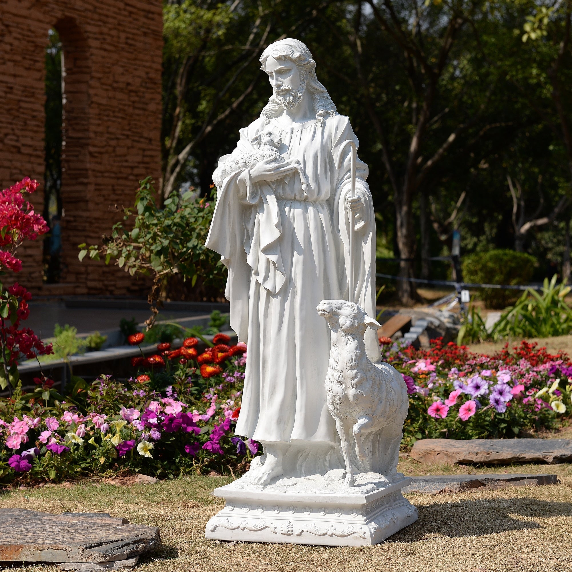 Hi Line The Good Shepherd Statue