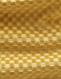 Hi-Lo Checker Fabric Swatch, Goldenrod by Sarah Sherman Samuel