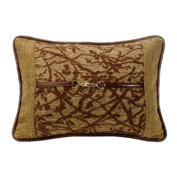 Hiend Accents 14 Inch X 20 Inch Tree Throw Pillow With Buckle Detail
