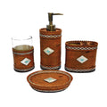 Hiend Accents 4 Piece Southwestern Bathroom Set