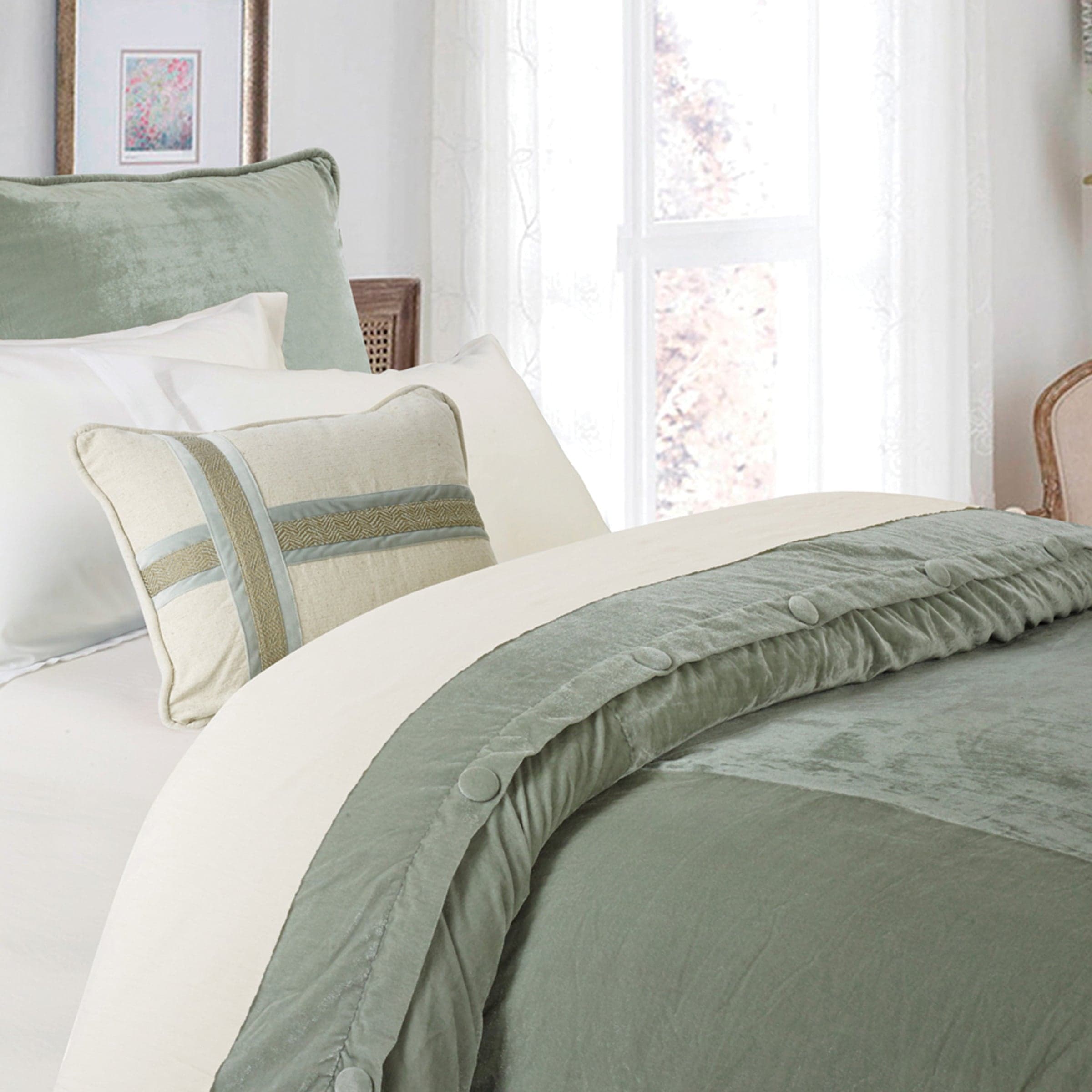 Hiend Accents Arlington Velvet Duvet Shams Not Included