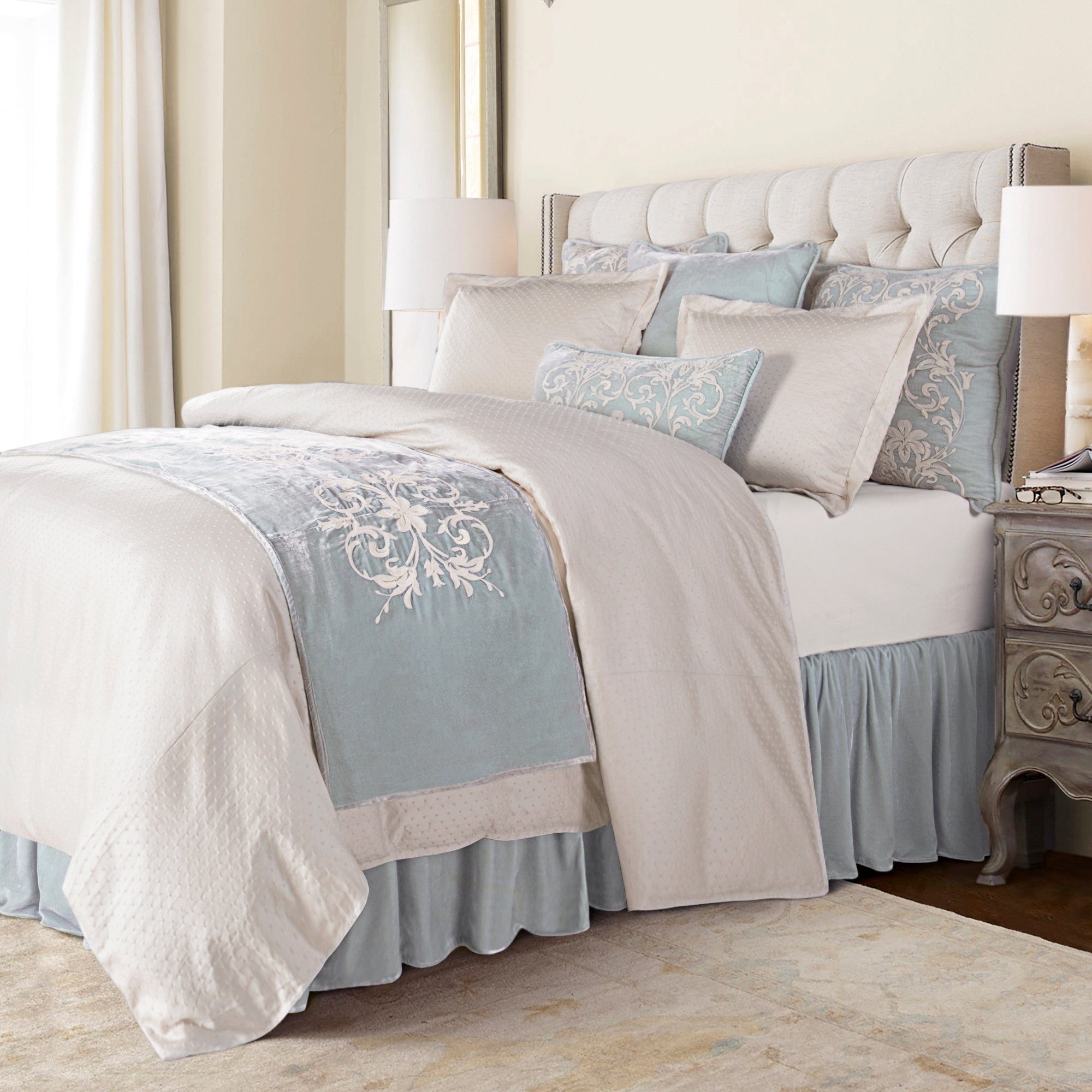 Hiend Accents Belle Swiss Dot Comforter Set 3Pc