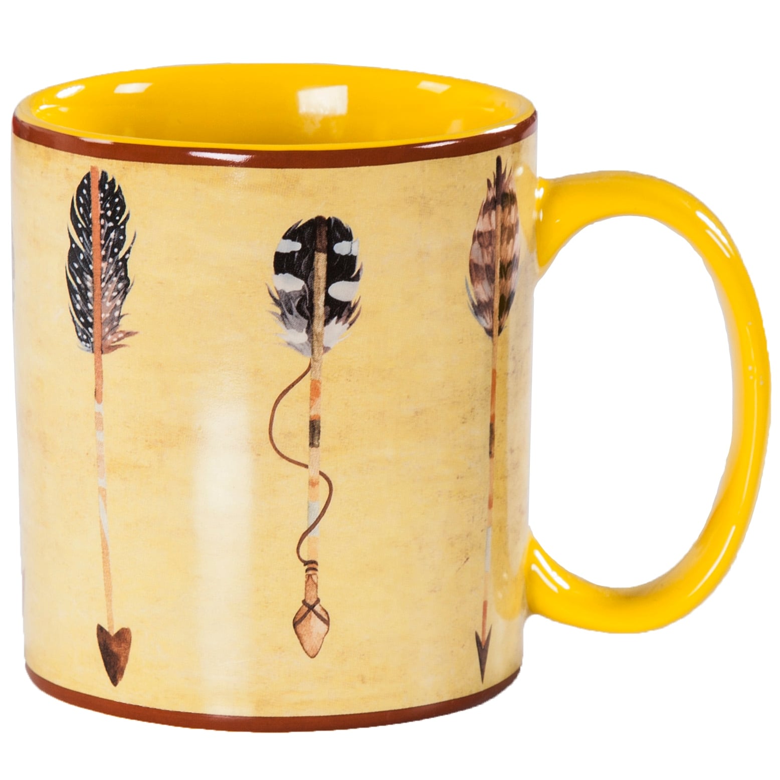 Hiend Accents Bohemian Large Arrow 4 Piece Mug Set