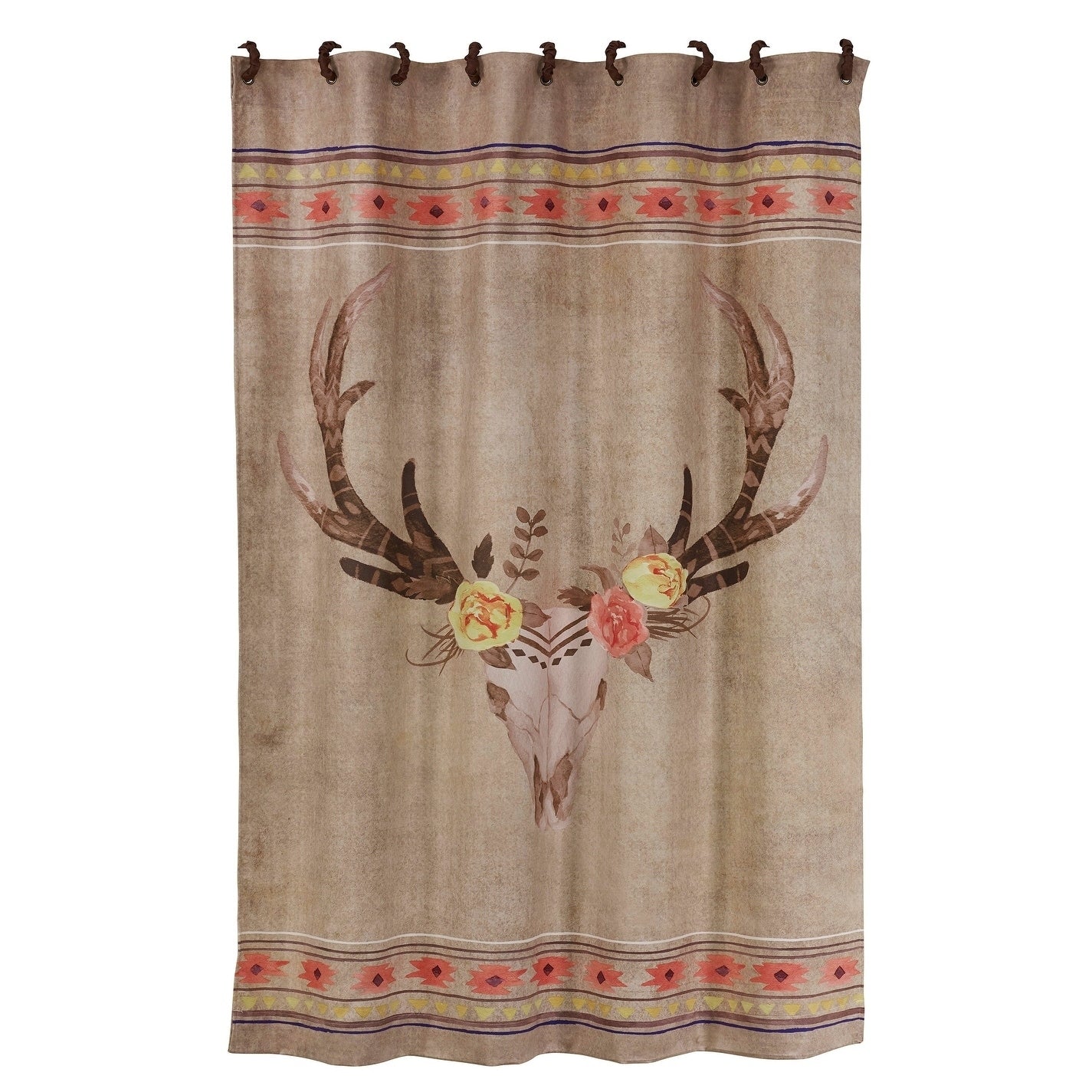 Hiend Accents Desert Skull Shower Curtain 72X72