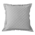 Hiend Accents Diamond Pattern Linen Quilted Euro Sham
