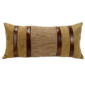 Hiend Accents Herringbone With Faux Lether Stripes 12X26