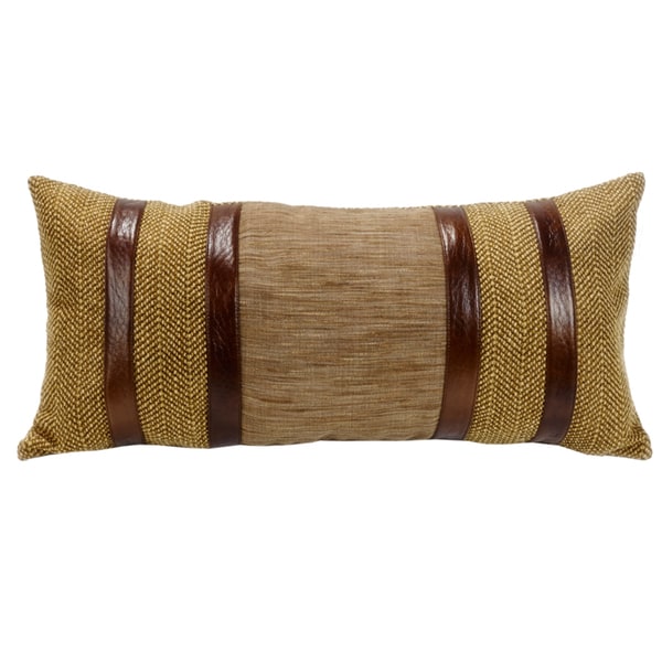 Hiend Accents Herringbone With Faux Lether Stripes 12X26