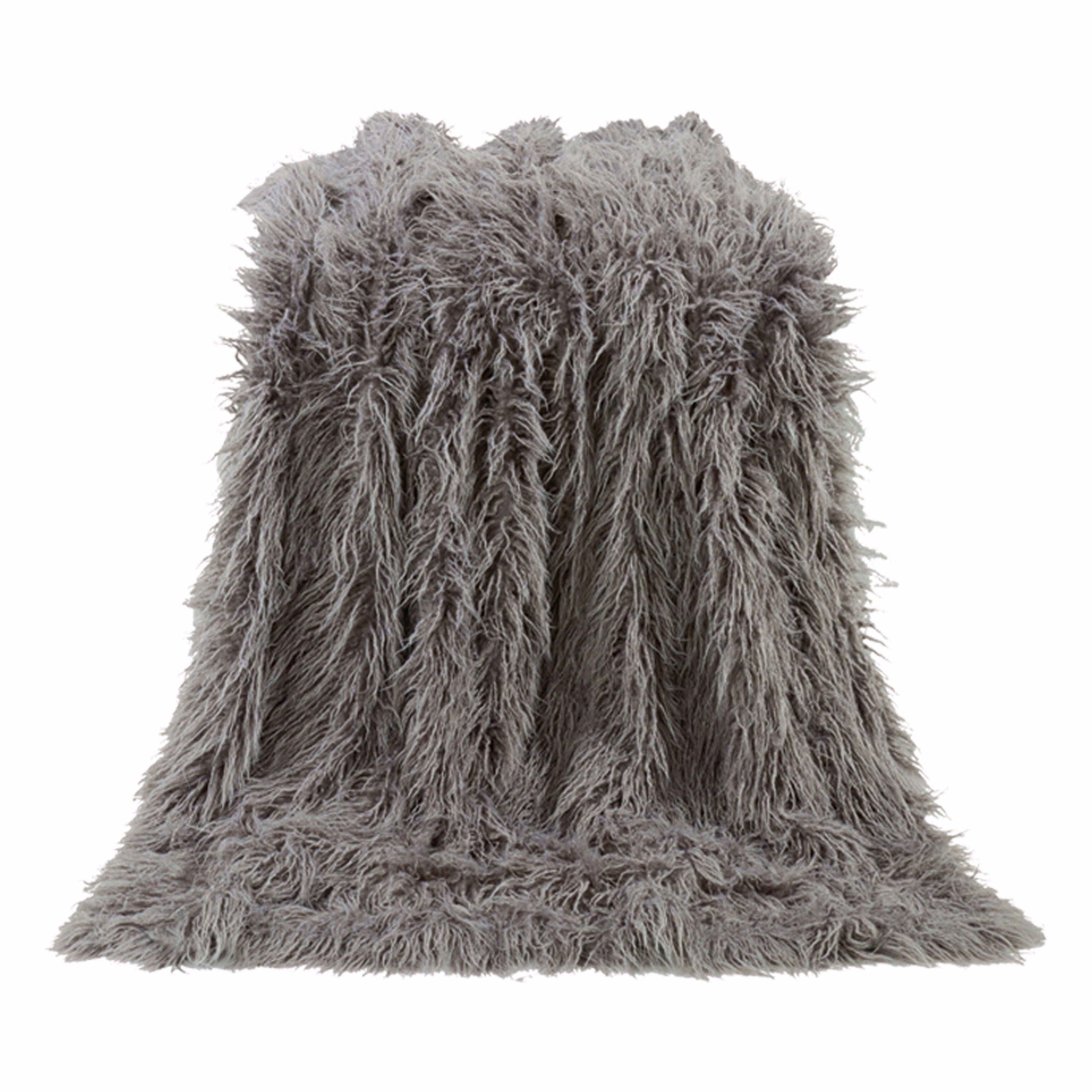 Hiend Accents Mangolian Faux Fur 50 X 60 Inch Throw